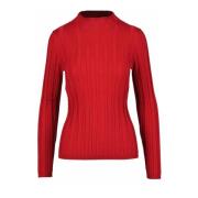 Casual Viscose Polyester Top Pennyblack , Red , Dames