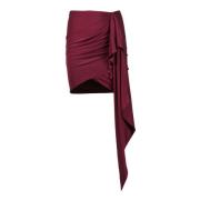 Stijlvolle Polyester Mix Rok Nineminutes , Red , Dames