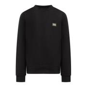 Stijlvol Sweatshirt met Ronde Hals Dolce & Gabbana , Black , Heren