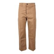 Katoen Elastaan Broek Department Five , Brown , Dames