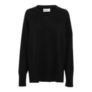 Zwarte Gebreide Pullover Copenhagenmw Stijl My Essential Wardrobe , Bl...