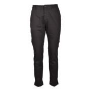 Modal Katoen Elastaan Broek Mason's , Black , Heren