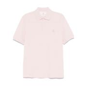 Roze Polo met Heraldiek Logo Brunello Cucinelli , Pink , Heren