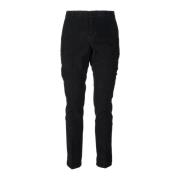 Slim Fit Broek Dondup , Black , Heren