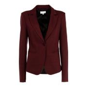 Damesknoop Blazer Jas Patrizia Pepe , Brown , Dames