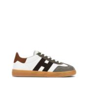 Platte leren schoenen met geheugenschuim Hogan , Brown , Dames