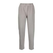 Witte Broek met Elastische Tailleband Circolo 1901 , White , Dames