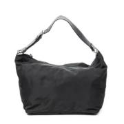 Pre-owned Canvas handbags Prada Vintage , Black , Dames