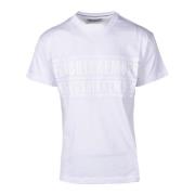 Katoenen T-shirt Bikkembergs , White , Heren