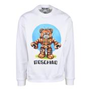 Sweatshirt Moschino , White , Heren