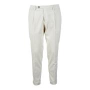 Katoen Modal Elastaan Broek Michael Coal , White , Heren