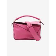 Pre-owned Cotton handbags Loewe Pre-owned , Pink , Dames