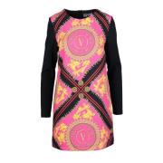 Elegante Jurk in Polyester Mix Versace Jeans Couture , Multicolor , Da...