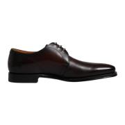 Zwarte Leren Derby Veterschoenen Dolce & Gabbana , Black , Heren