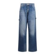 Whiskered Grimas Jeans met Straight Leg Essentiel Antwerp , Blue , Dam...