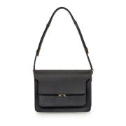 Middelgrote Trunktas Schouderstijl Marni , Black , Dames