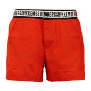 Korte boardshort elegantie en sportieve geest Bikkembergs , Red , Here...