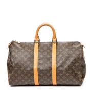 Pre-owned Canvas travel-bags Louis Vuitton Vintage , Brown , Dames