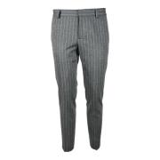 Grijze Elegante Broek met Polyester Mix Daniele Alessandrini , Gray , ...