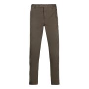 Bruine Slim Chino Broek PT Torino , Brown , Heren