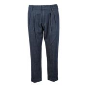 Katoenen Casual Broek Dondup , Blue , Heren