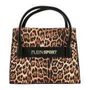 Stijlvolle PU-tas Plein Sport , Brown , Dames