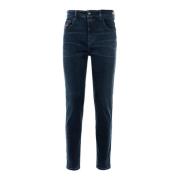 Donkere Denim Dames Jeans Diesel , Blue , Dames