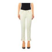 Slim Monroe Ivory Jeans Liu Jo , Beige , Dames