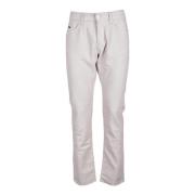 Katoenmix Stretch Broek Hugo Boss , Beige , Heren