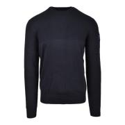 Katoen Wol Mix Sweater North Sails , Black , Heren