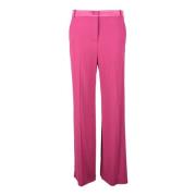 Elastaan Viscose Broek Patrizia Pepe , Pink , Dames