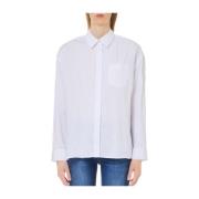 Witte Oversized Shirt Liu Jo , White , Dames