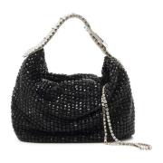 Zwarte Microkristal Jill Tas met Ketting Gedebe , Black , Dames