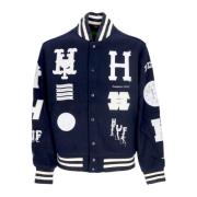 Klassieke Varsity Jack Navy HUF , Blue , Heren