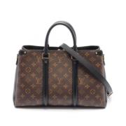 Pre-owned Leather handbags Louis Vuitton Vintage , Brown , Dames