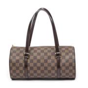 Pre-owned Canvas handbags Louis Vuitton Vintage , Brown , Dames