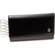 Pre-owned Leather key-holders Cartier Vintage , Black , Dames