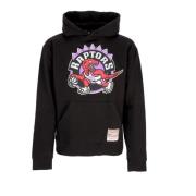 Toronto Raptors Logo Hoodie Zwart Mitchell & Ness , Black , Heren