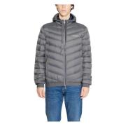 Volledige Rits Donsjas met Capuchon Armani Exchange , Gray , Heren