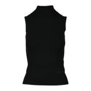 Stijlvolle Viscose Blend Gebreide Top Guess , Black , Dames