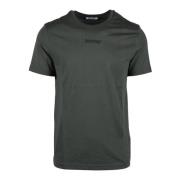 Katoenen T-shirt Dondup , Green , Heren