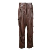 Polyester Stijlvolle Broek Aniye By , Brown , Dames