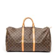 Pre-owned Canvas travel-bags Louis Vuitton Vintage , Brown , Dames