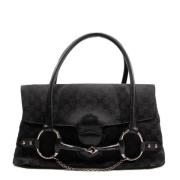 Pre-owned Canvas gucci-bags Gucci Vintage , Black , Dames