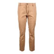 Katoen Elastaan Broek Mason's , Brown , Dames