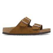 Arizona Sandalen Birkenstock , Brown , Heren