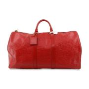 Pre-owned Leather louis-vuitton-bags Louis Vuitton Vintage , Red , Dam...