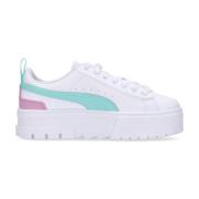 Witte Sneaker met Vetersluiting Puma , Multicolor , Dames