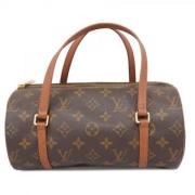 Pre-owned Fabric handbags Louis Vuitton Vintage , Brown , Dames