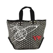 Stijlvolle katoenen tas Vivienne Westwood , Black , Dames